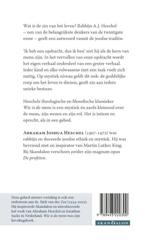 Wie is de mensbackcover