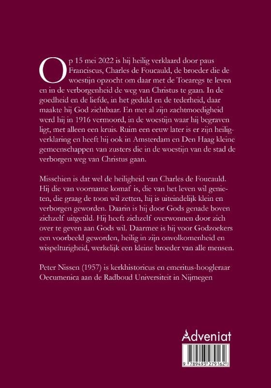 Charles de Foucauldbackcover