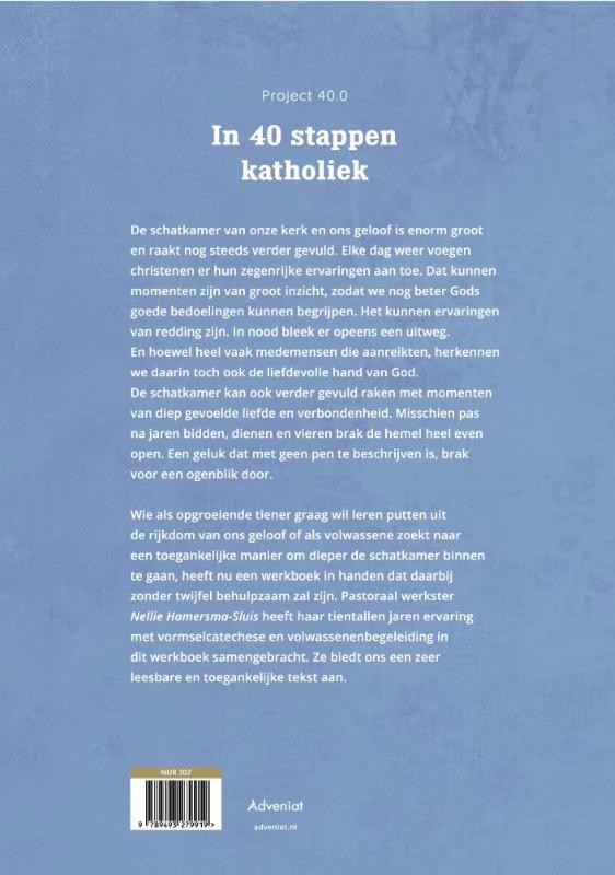 In 40 stappen katholiekbackcover