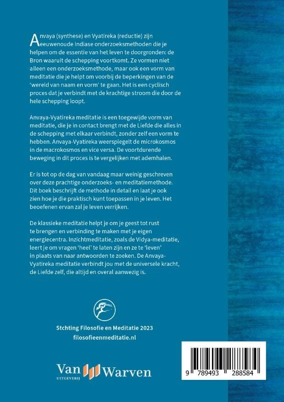Meditatie van het hartbackcover