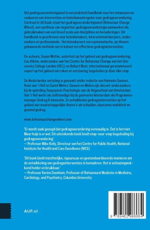 Het gedragsveranderingswielbackcover