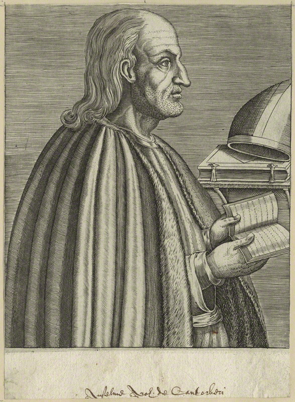 Originieel portret van Anselmus van Canterbury