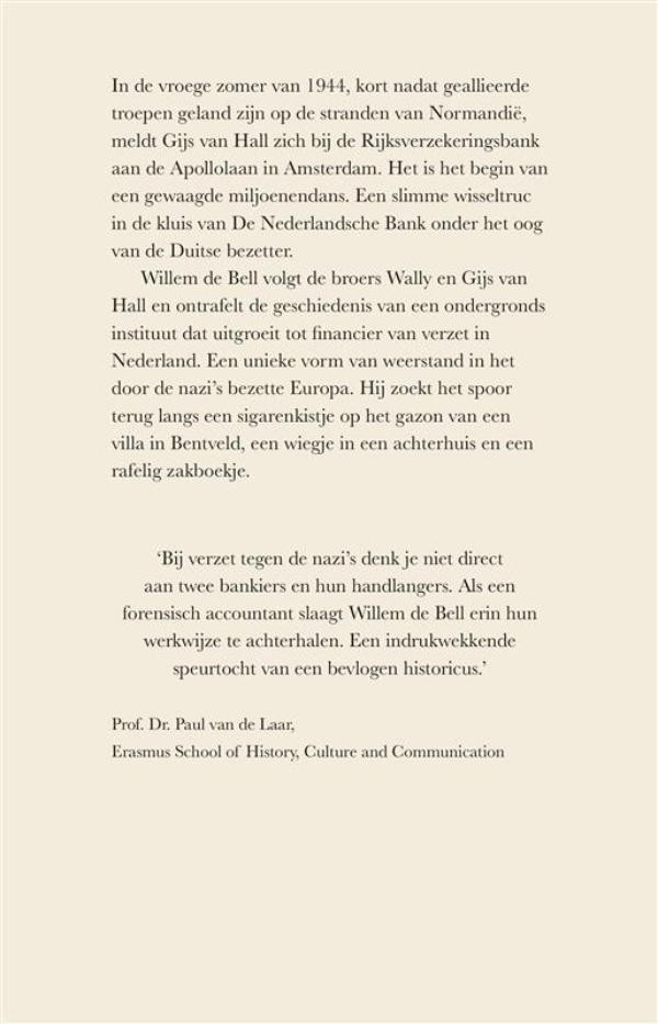 Het krijtstrepen verzet en de broers Van Hall, 1943-1945backcover