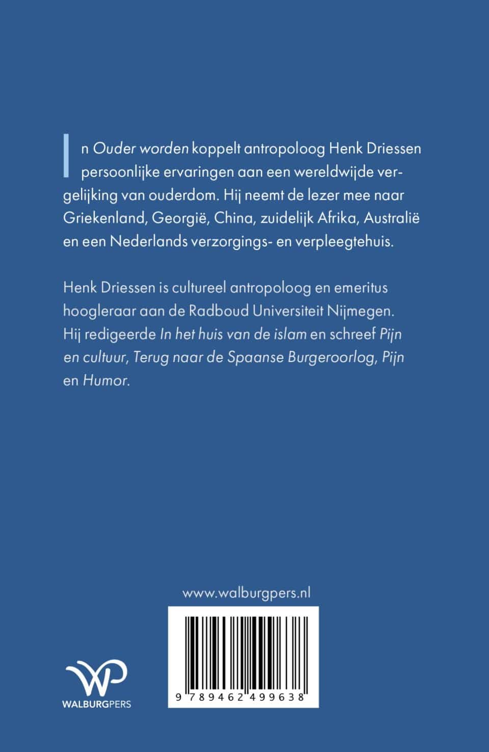 Ouder wordenbackcover