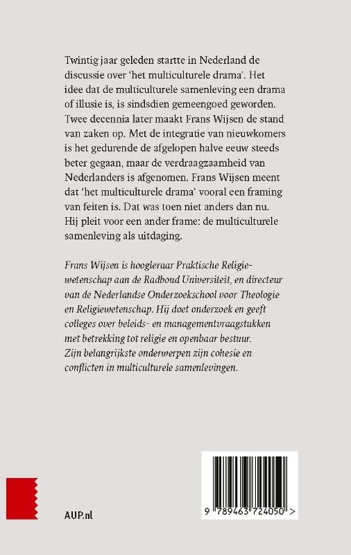 De multiculturele uitdagingbackcover