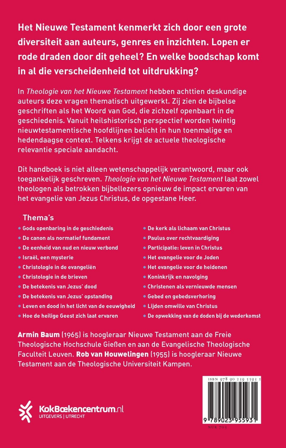 Theologie van het Nieuwe Testamentbackcover