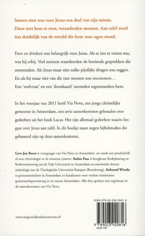 Eten met Jezusbackcover