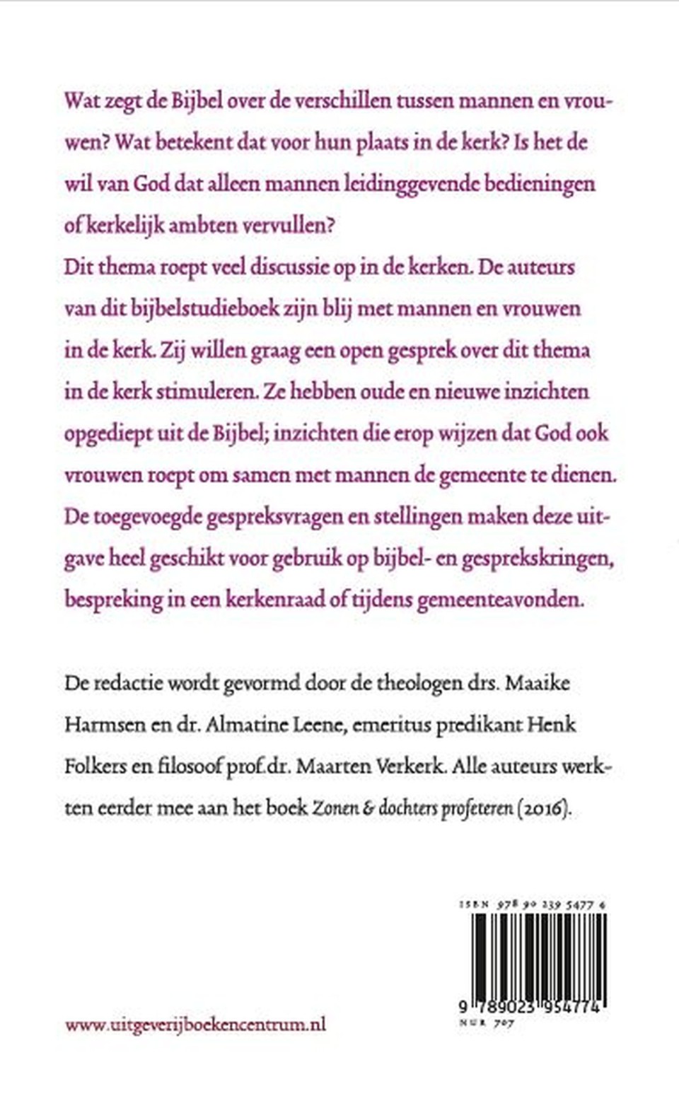 Samen met de vrouwenbackcover