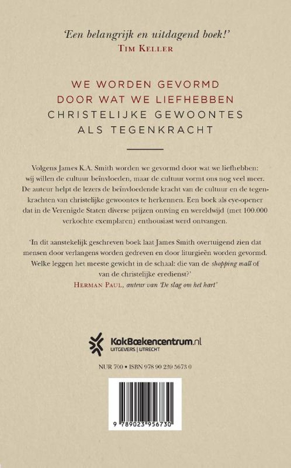 Je bent wat je lief isbackcover