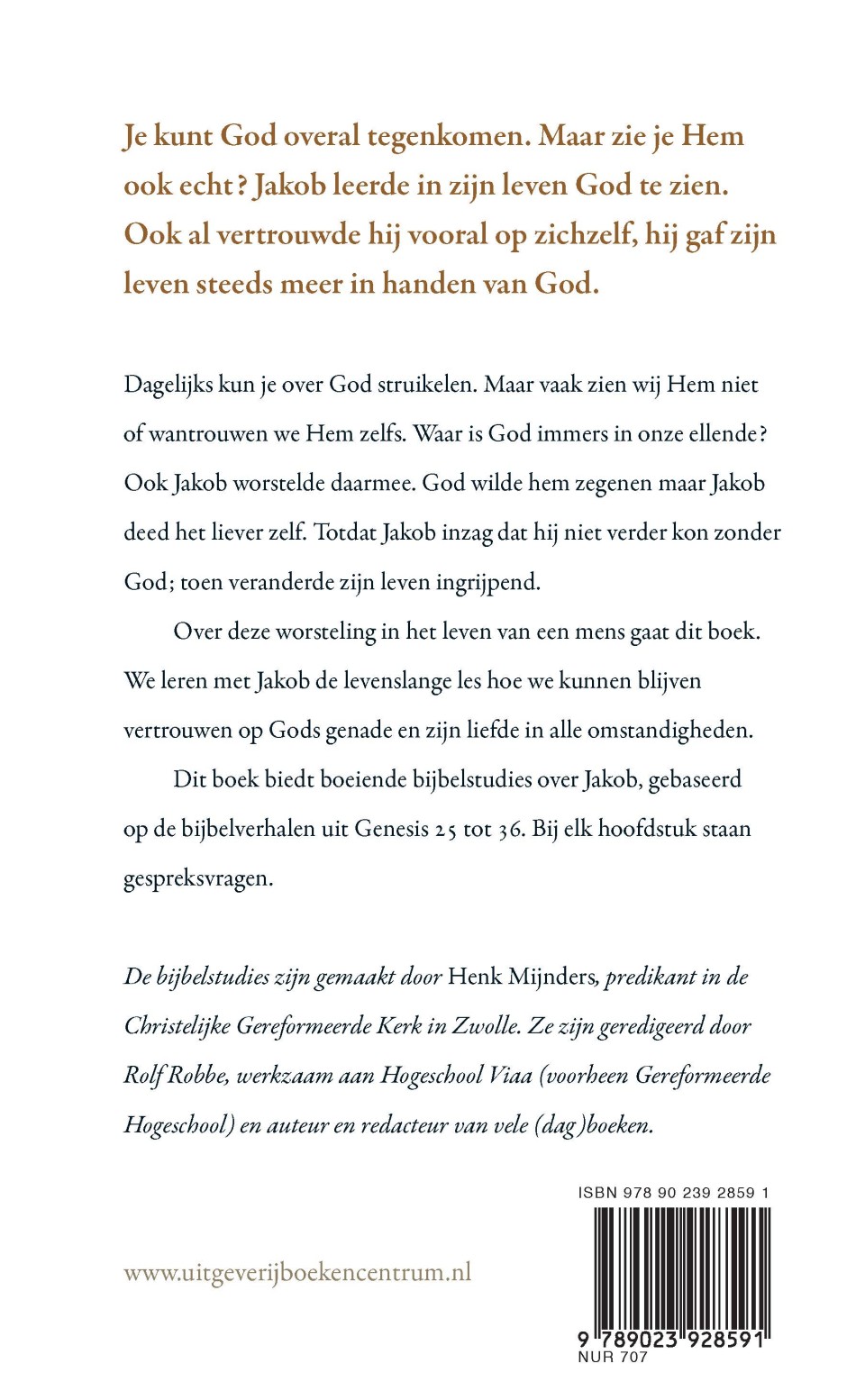 Struikelen over Godbackcover