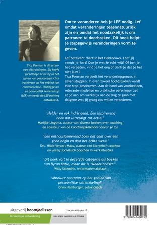 Heb lef, durf te veranderenbackcover