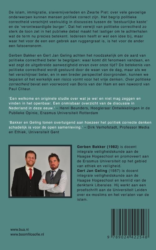 Over politieke correctheidbackcover