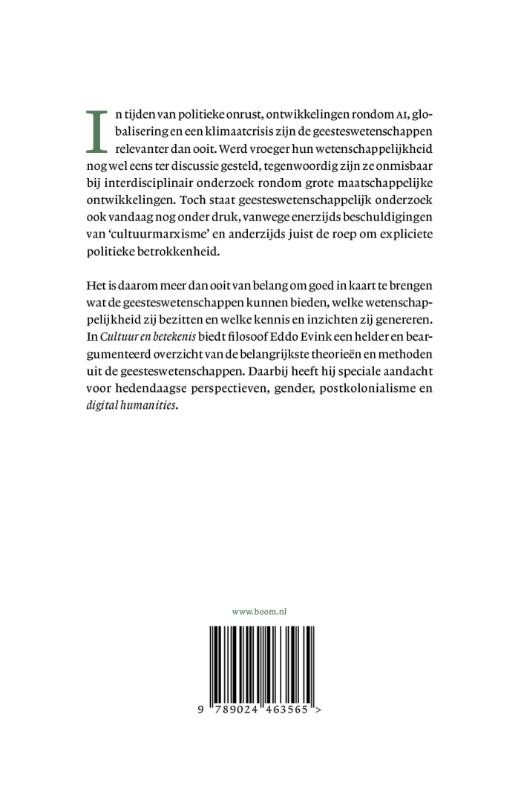 Cultuur en betekenisbackcover