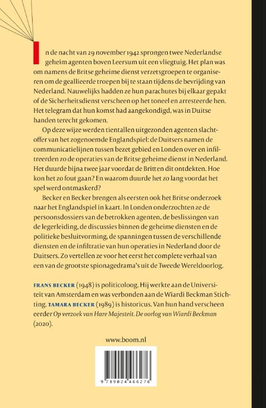 Het Englandspiel en de geheime diensten in Londenbackcover