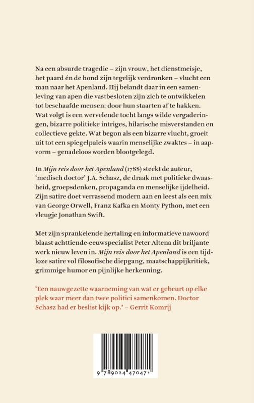 Mijn reis door het Apenlandbackcover