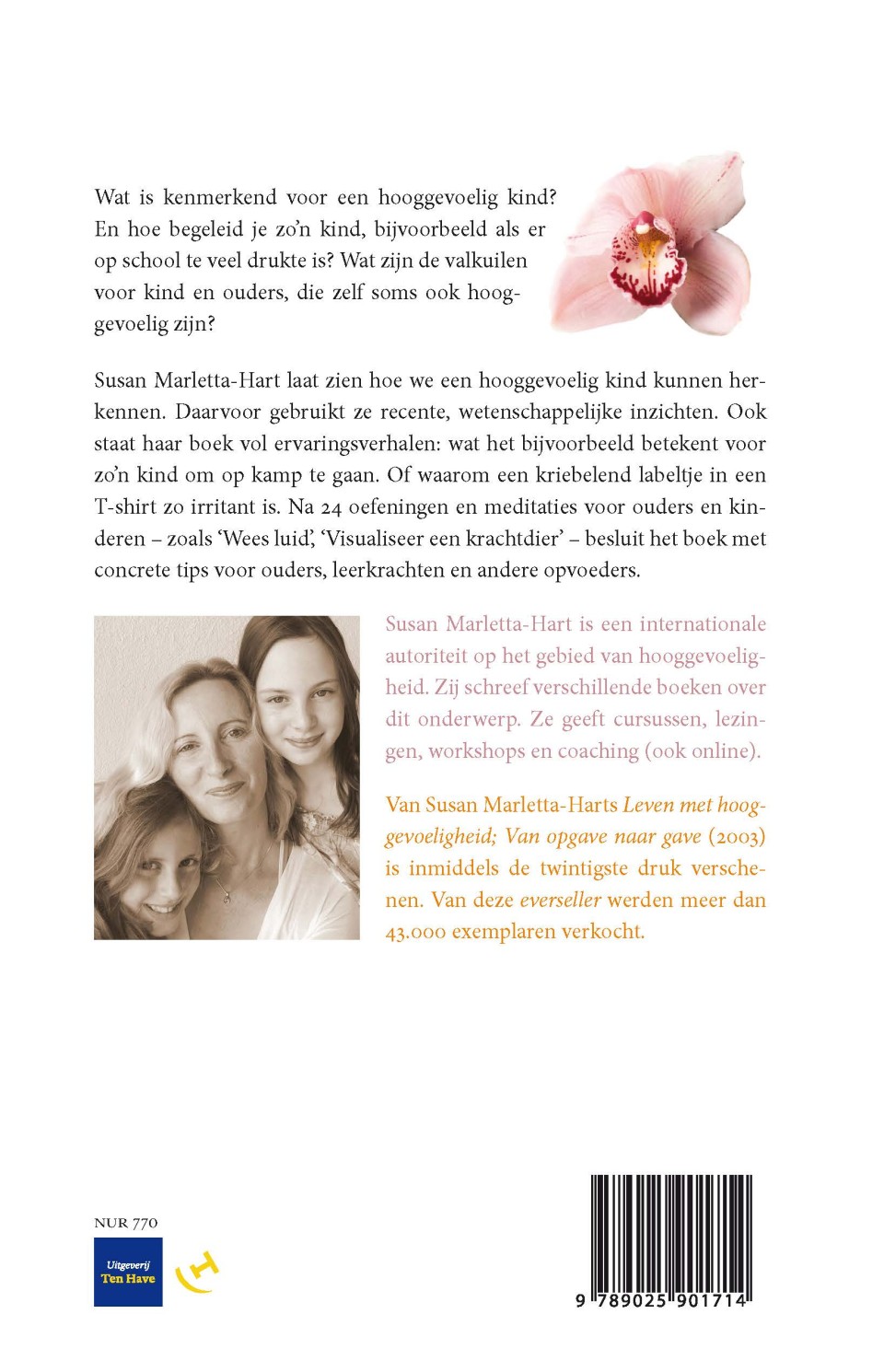 Leven met hooggevoelige kinderenbackcover