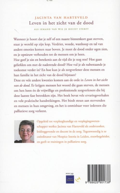 Leven in het zicht van de doodbackcover