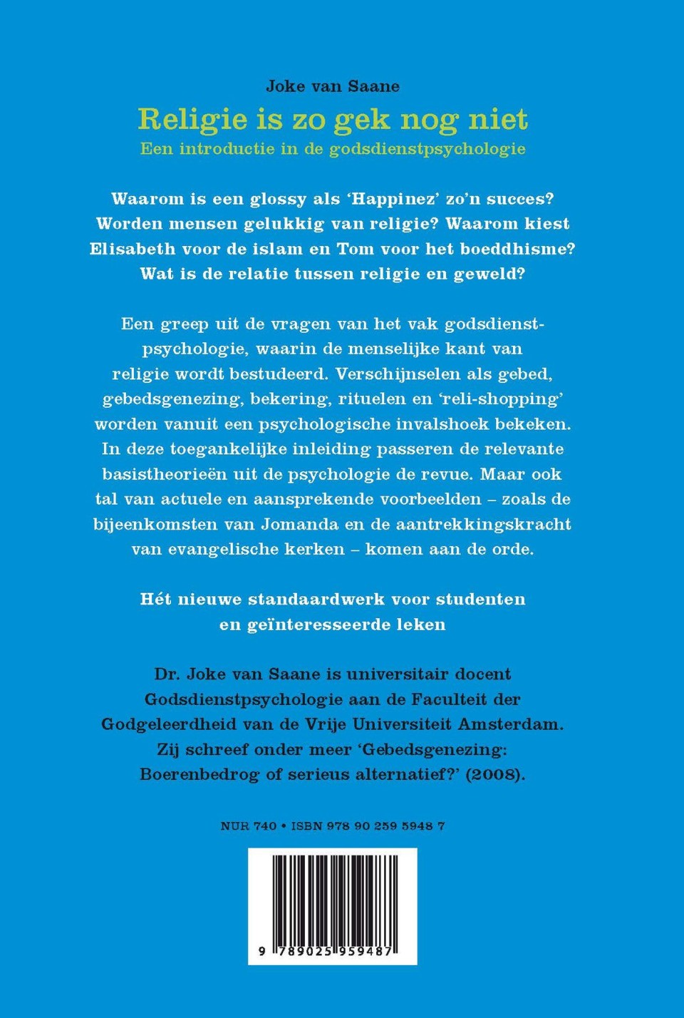 Religie is zo gek nog nietbackcover