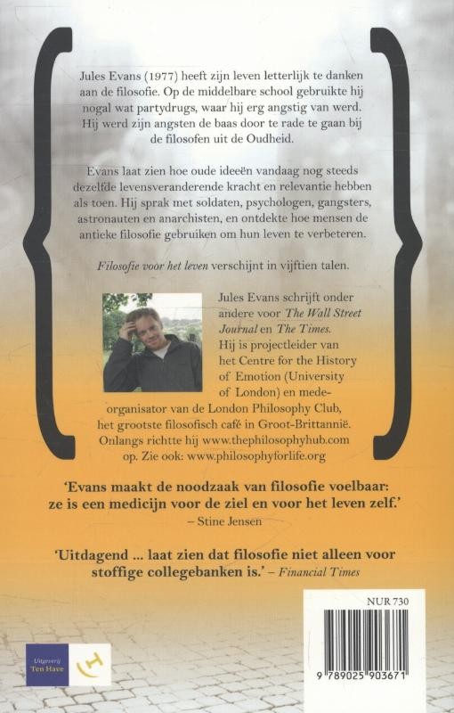 Filosofie voor het levenbackcover
