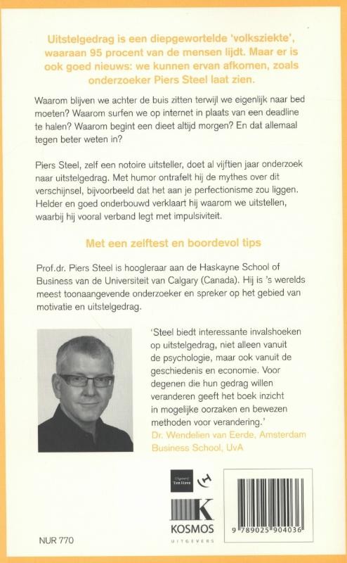 Uitstelgedragbackcover
