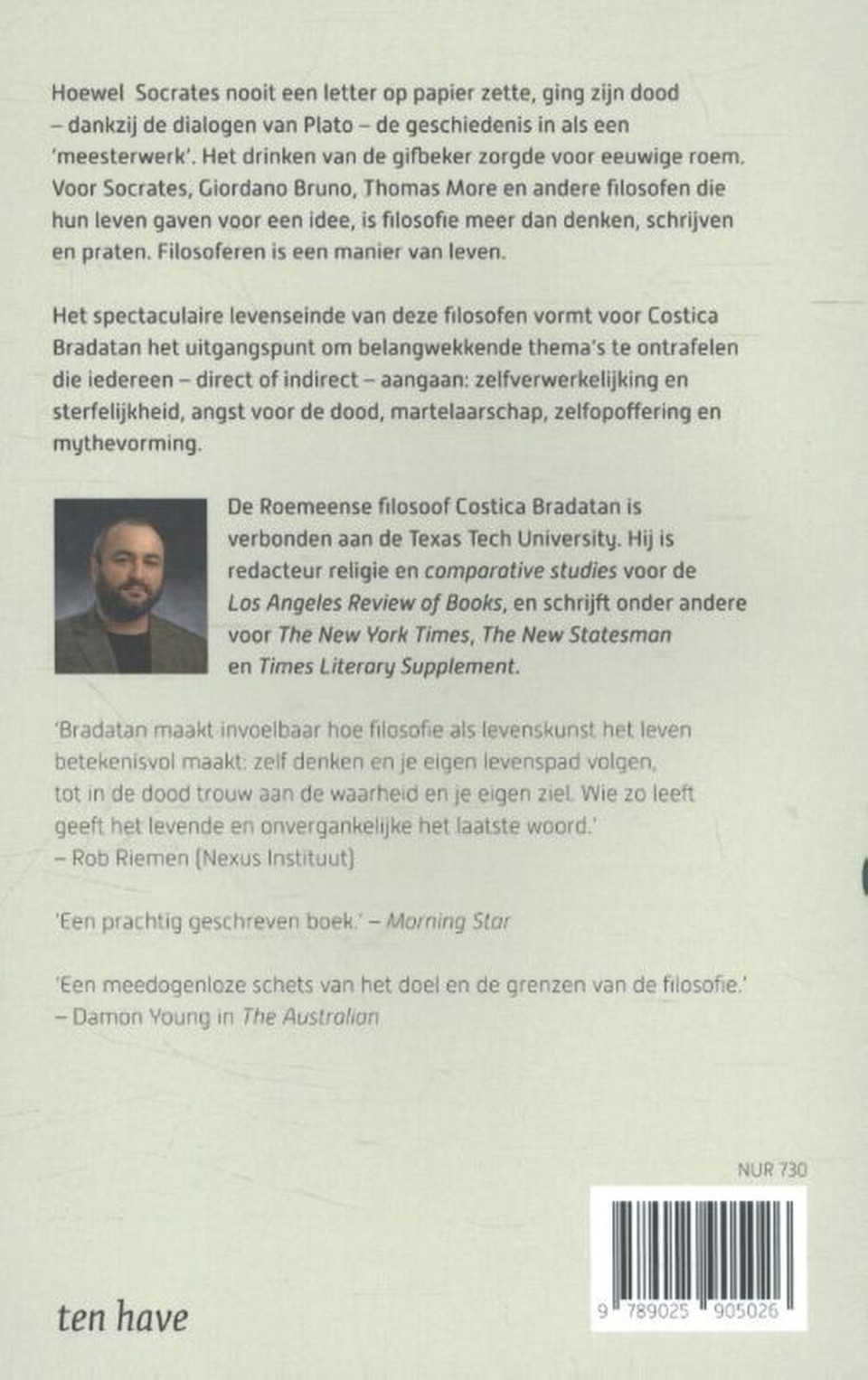 Sterven voor een ideebackcover