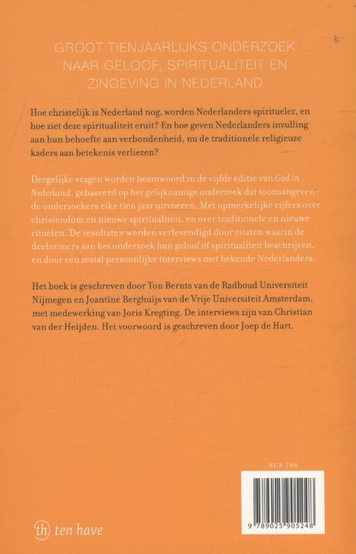 God in Nederlandbackcover