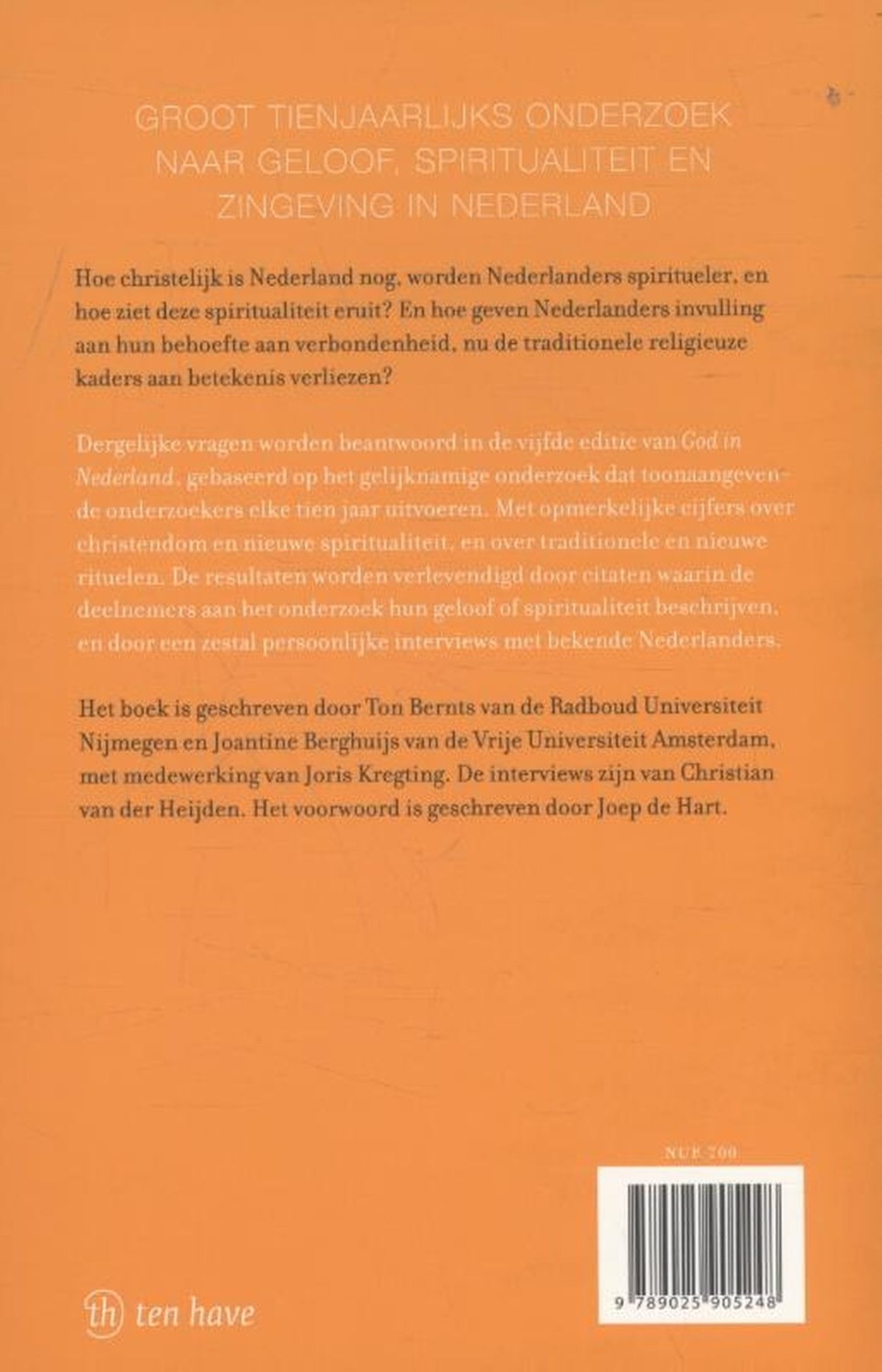 God in Nederland 1966-2015backcover