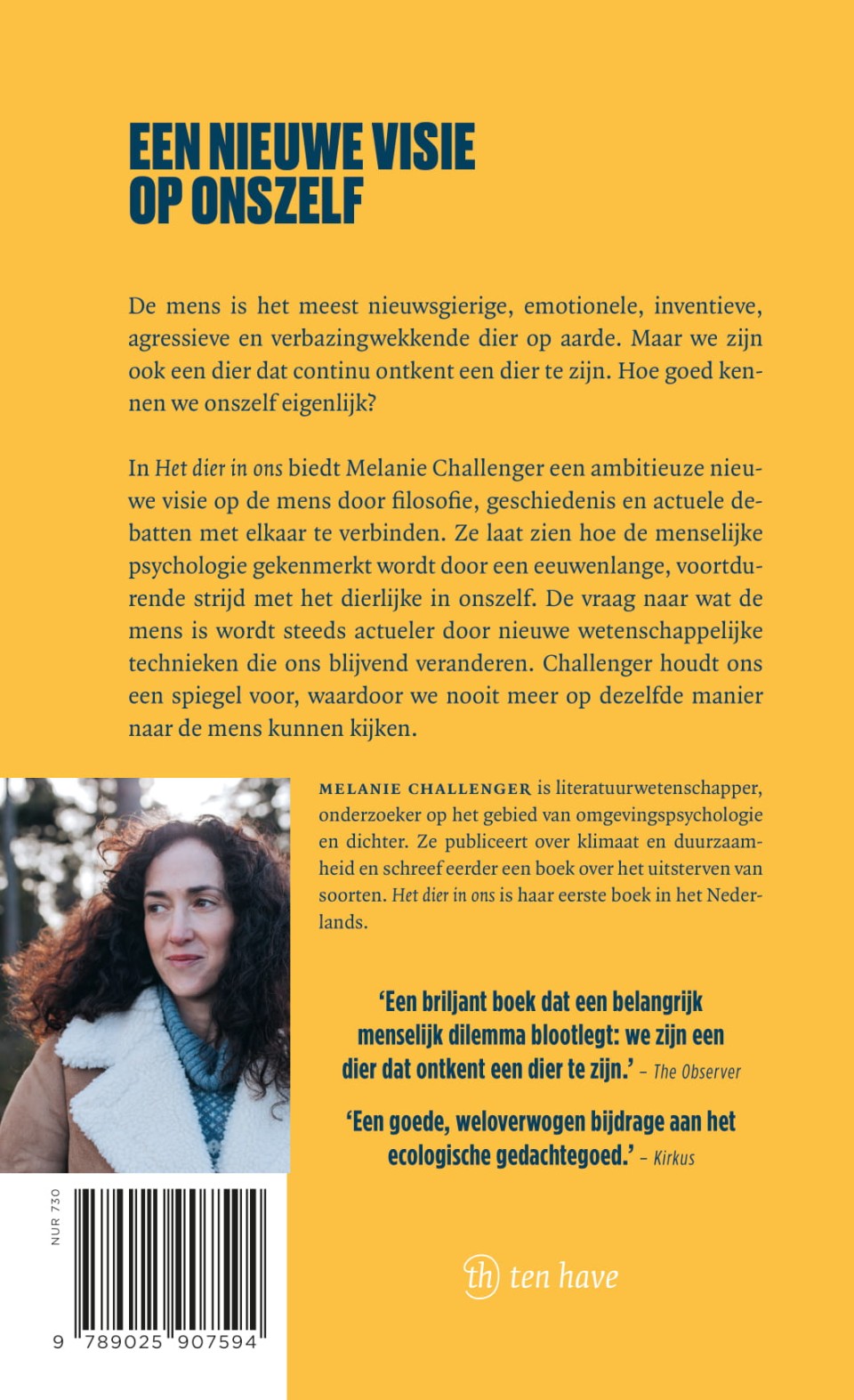 Het dier in onsbackcover