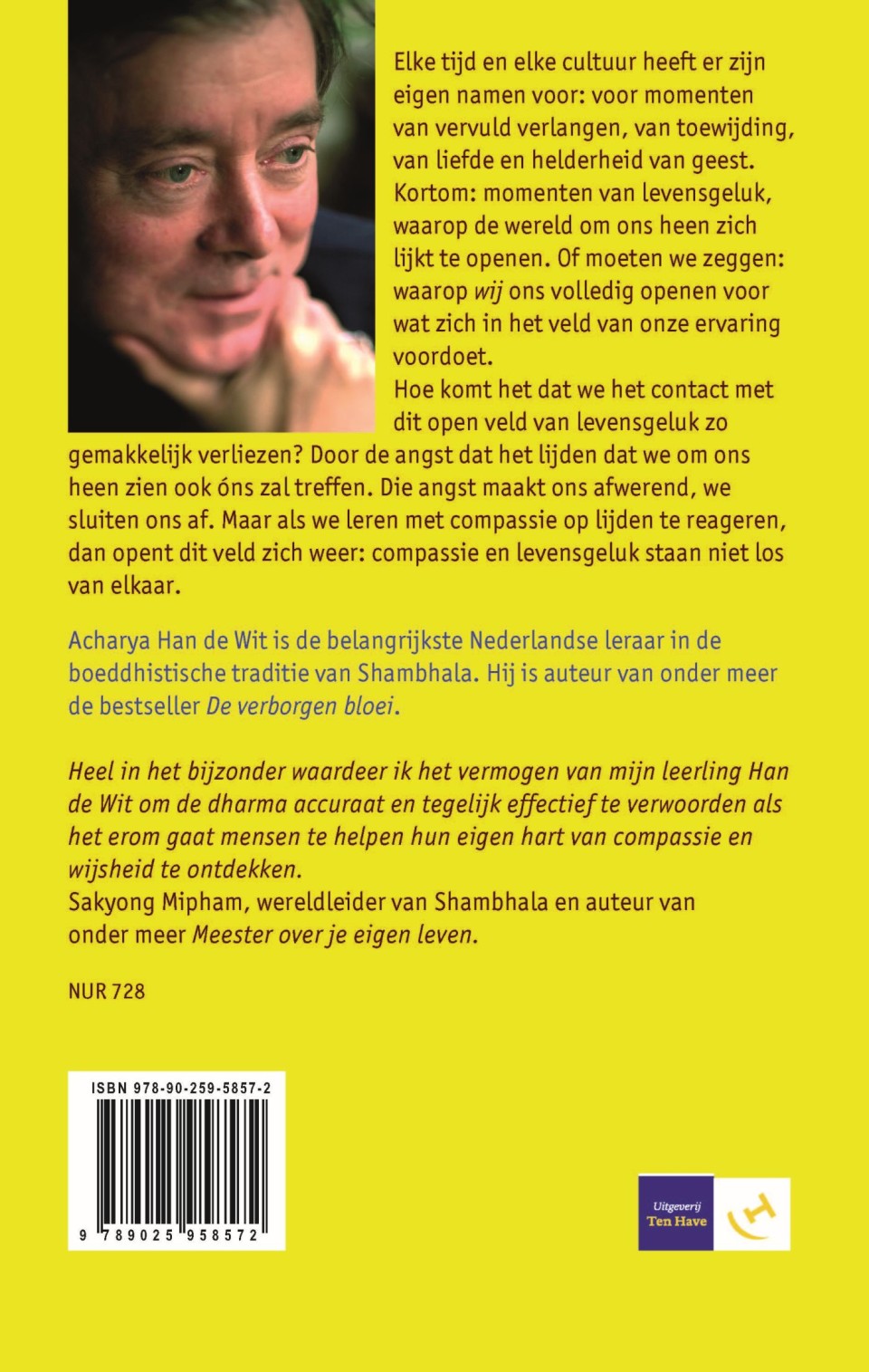 Het open veld van de ervaringbackcover