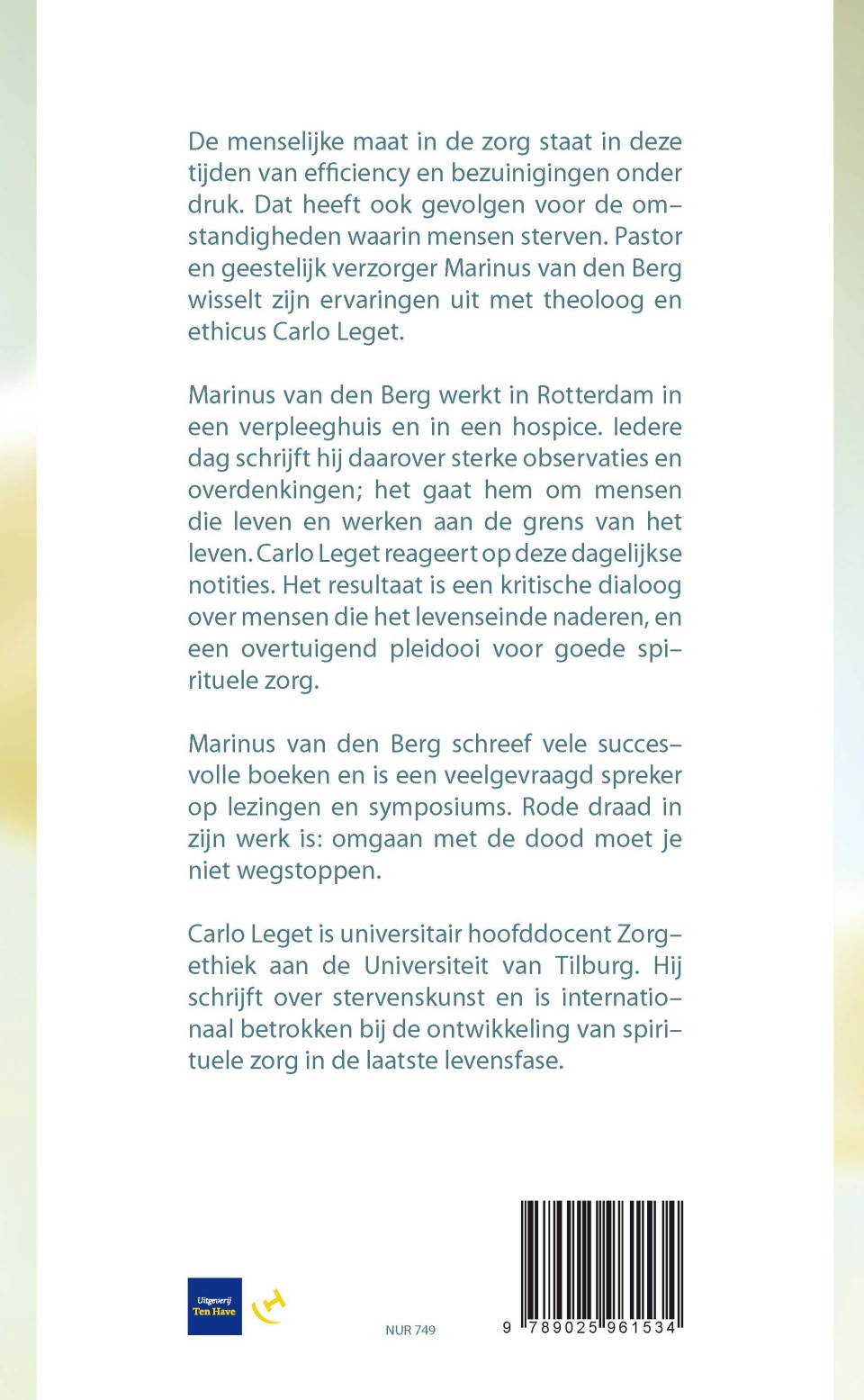Leven aan de grensbackcover