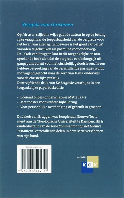De Bergredebackcover