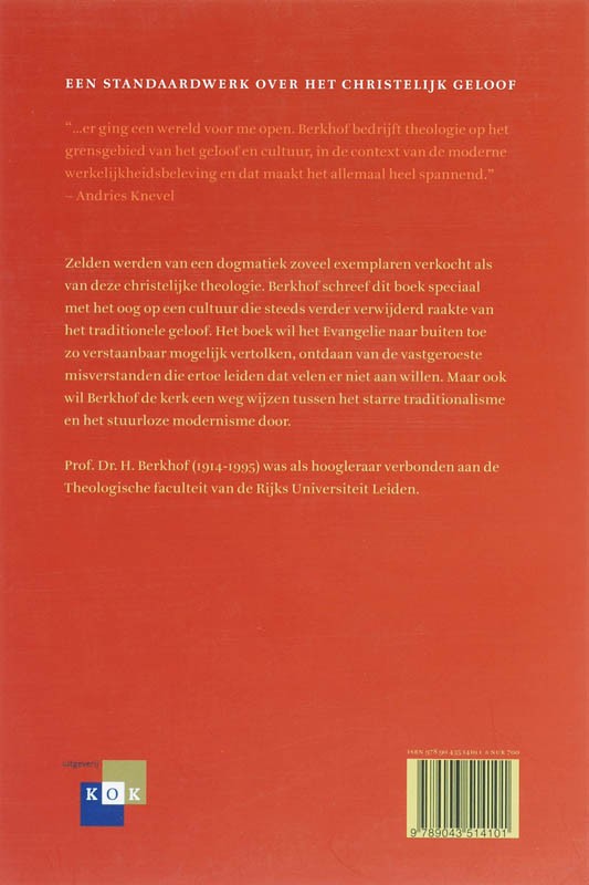 Christelijk geloofbackcover