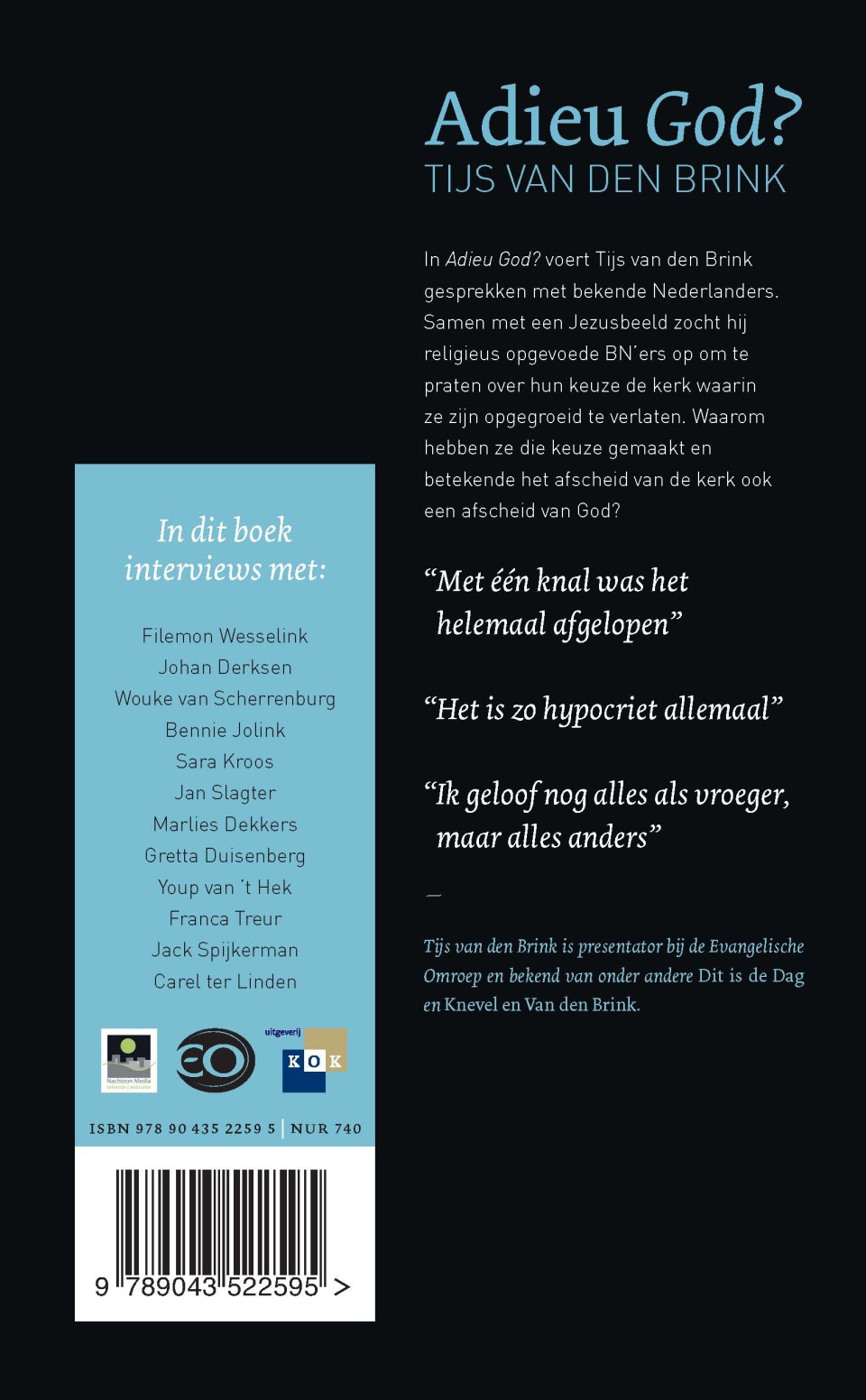 Adieu God?backcover