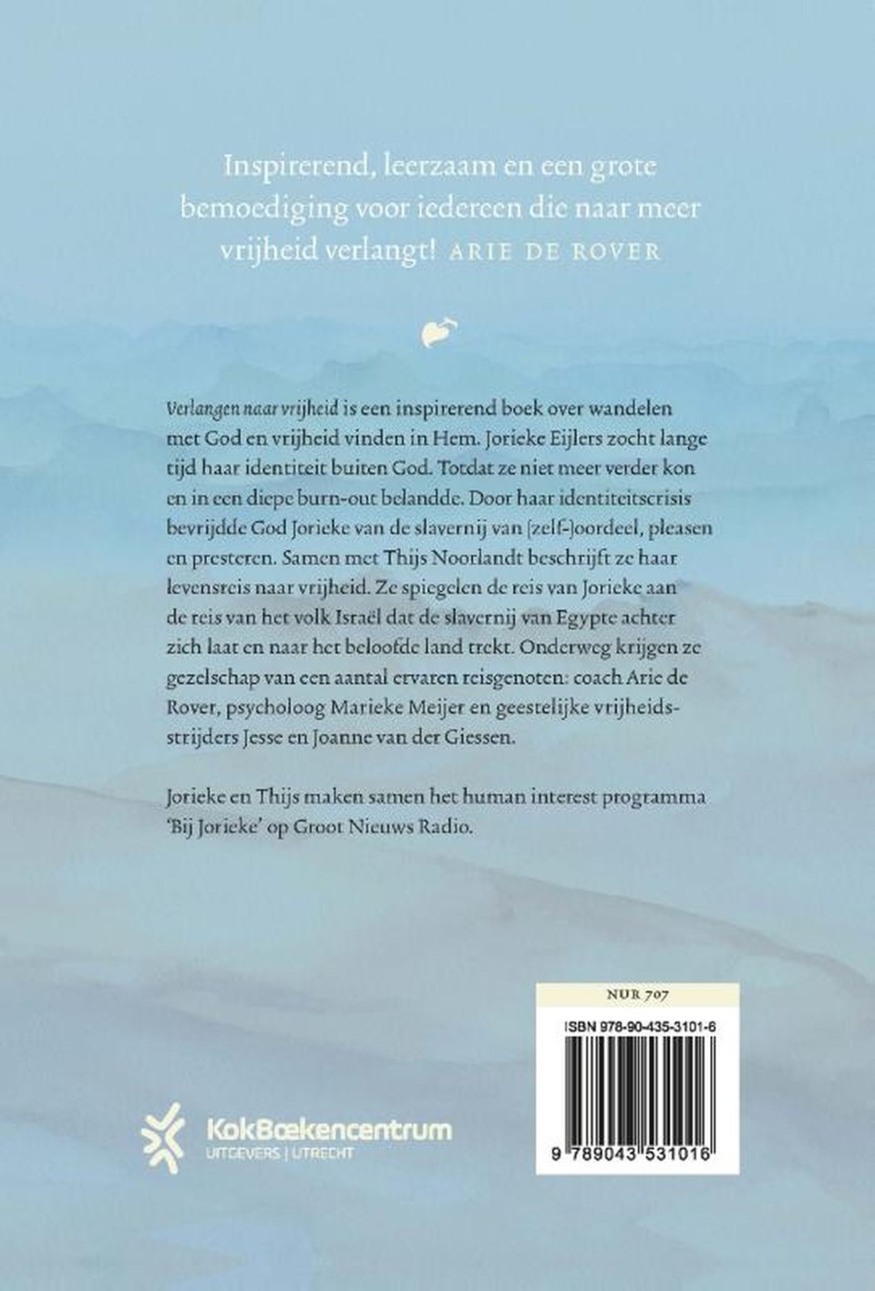 Verlangen naar vrijheidbackcover