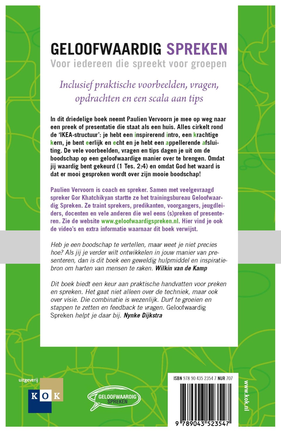Geloofwaardig sprekenbackcover