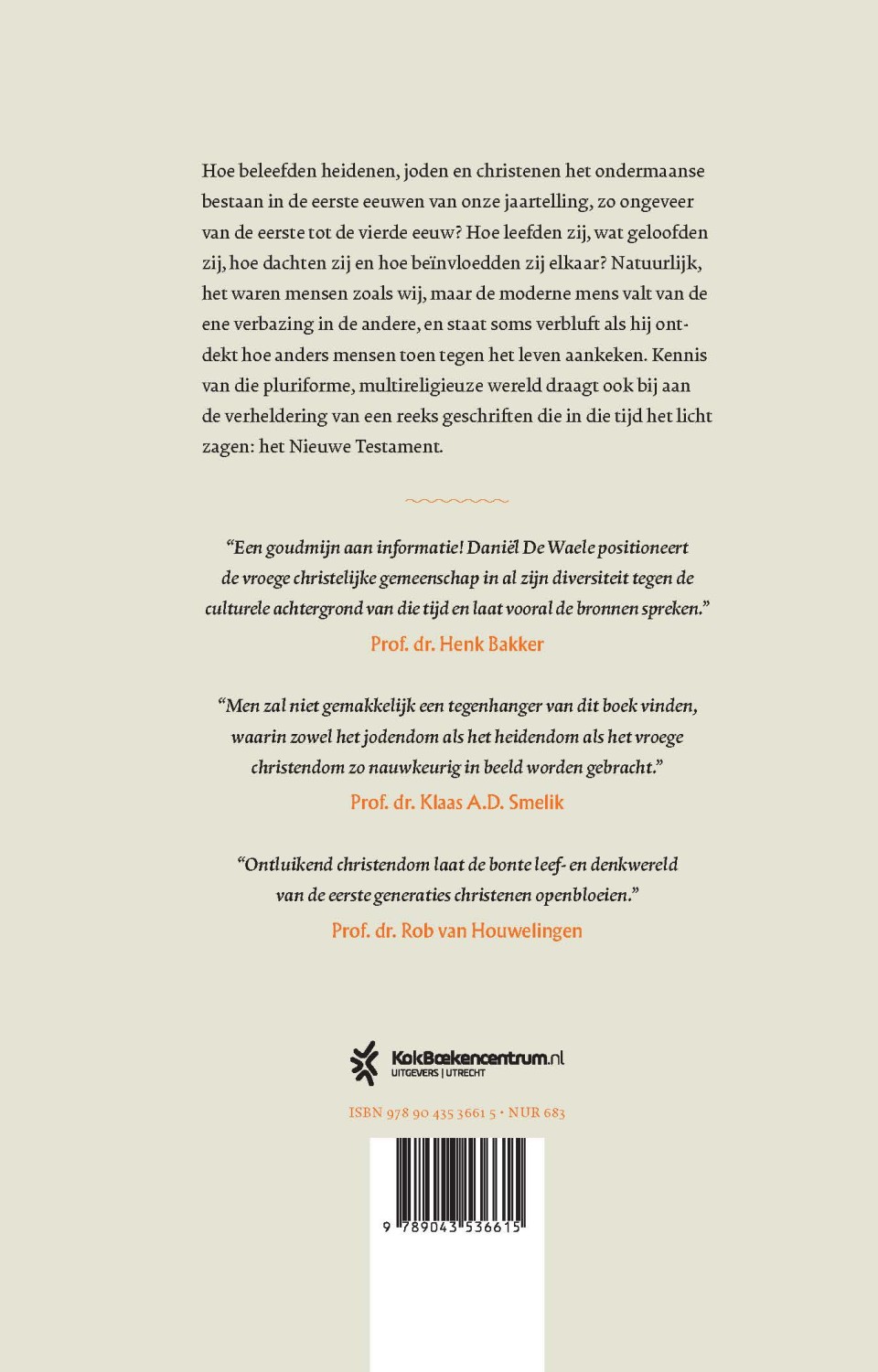 Ontluikend christendombackcover