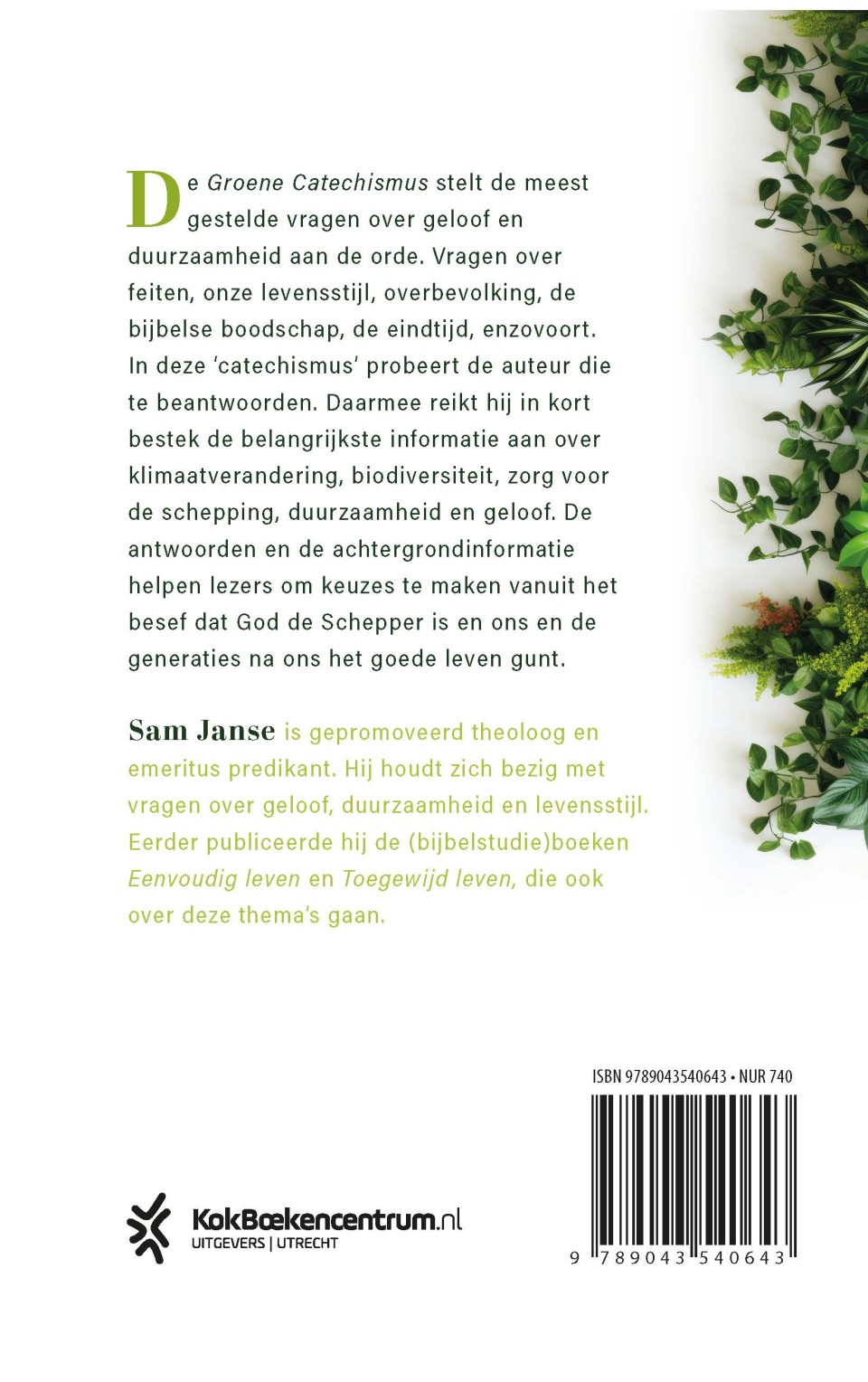 Groene catechismusbackcover