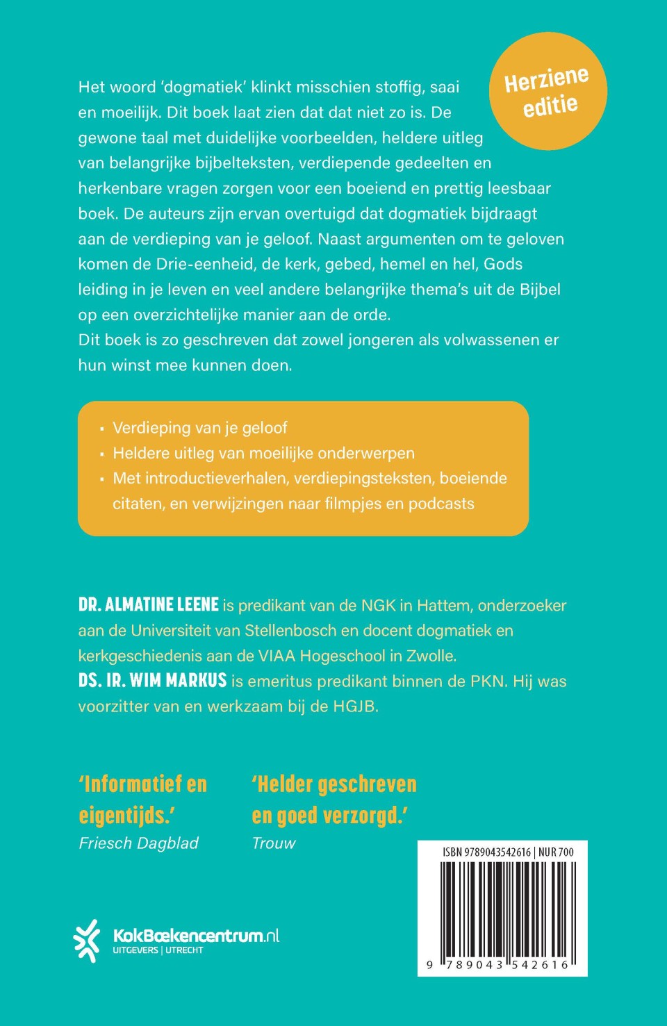 Dogmatiek voor iedereenbackcover