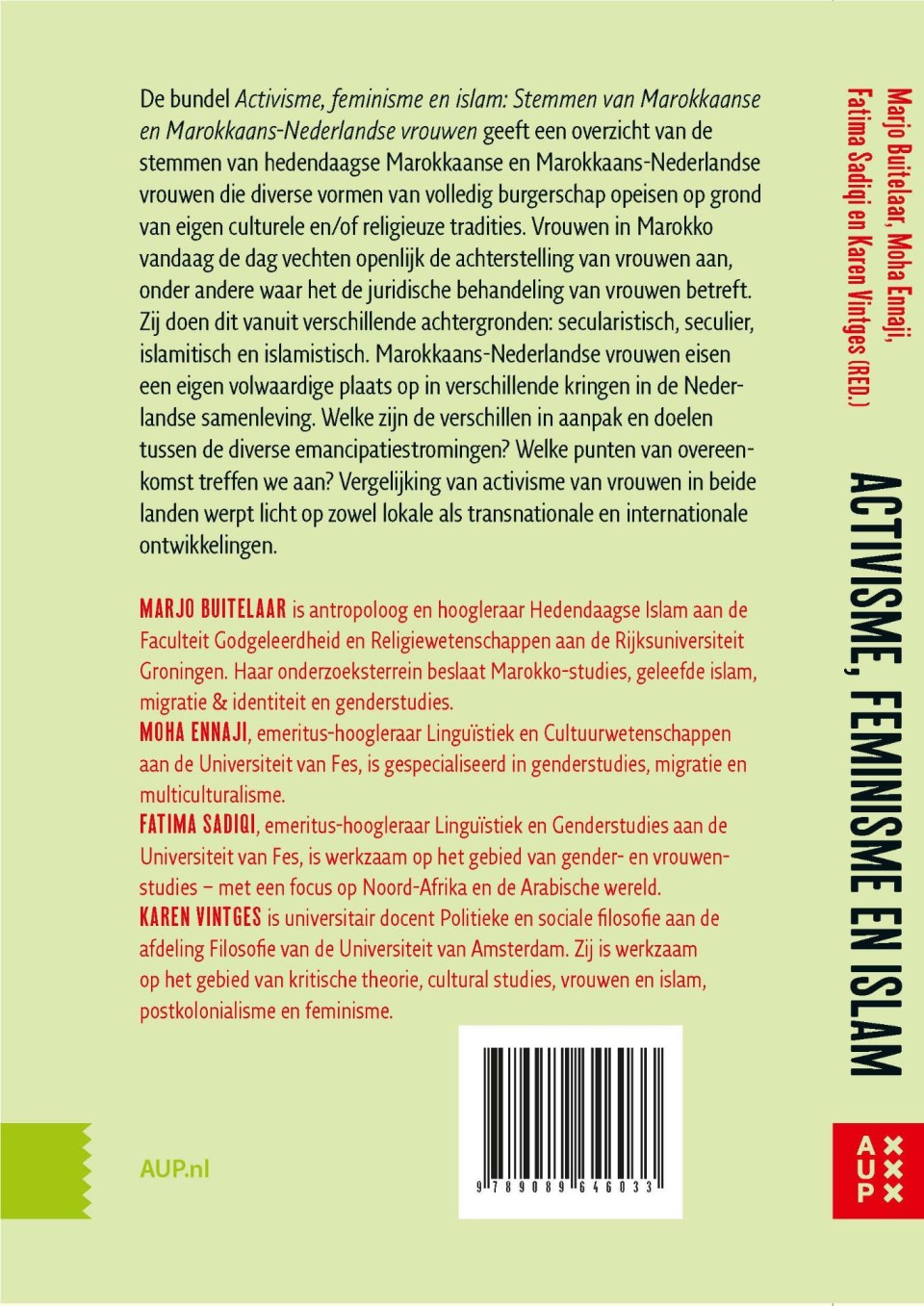 Activisme, feminisme en islambackcover