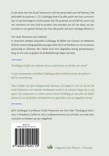 Psalmen voor iedereenbackcover