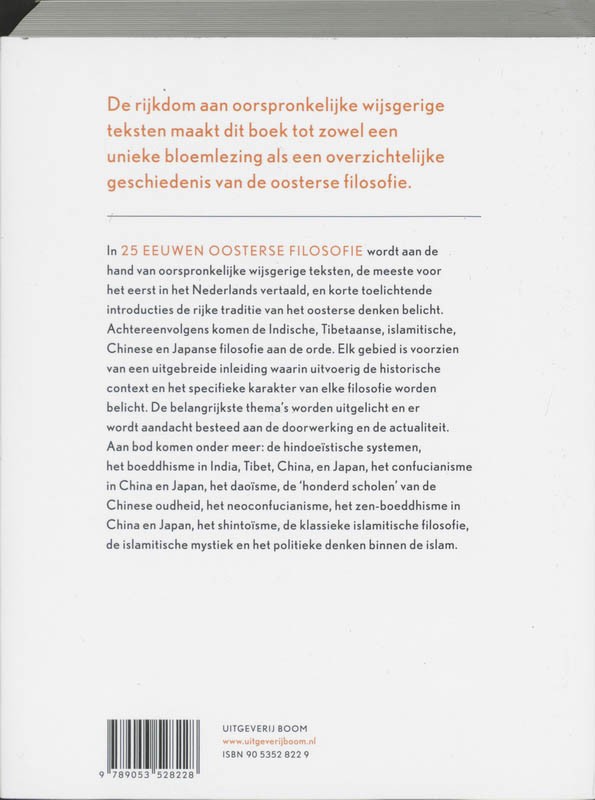 25 eeuwen oosterse filosofiebackcover