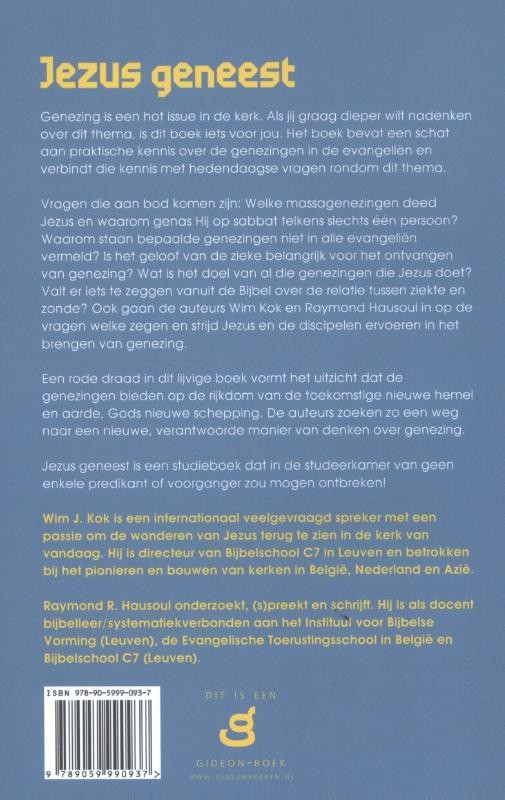 Jezus geneestbackcover