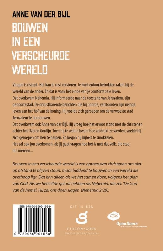 Bouwen in een verscheurde wereldbackcover