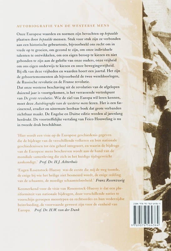 De grote revolutiesbackcover