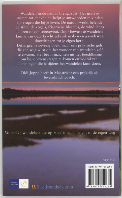 Wonder van wandelenbackcover