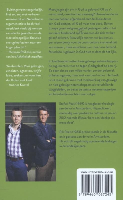 God bewijzenbackcover