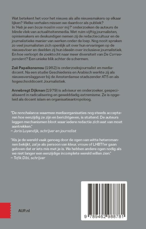 Heb je een boze moslim voor mij?backcover