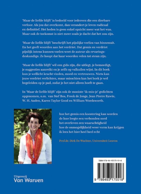 Maar de liefde blijftbackcover