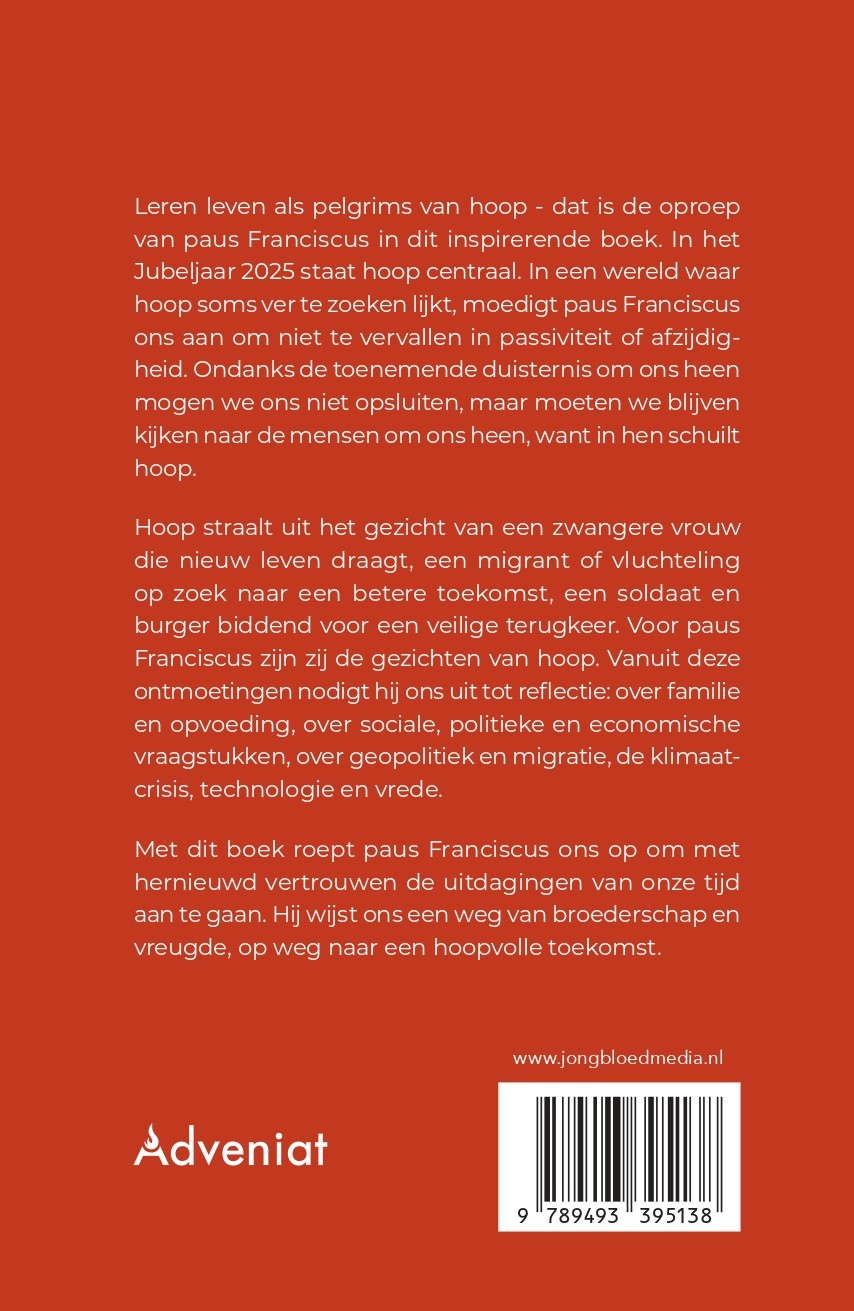 Hoop laat je nooit in de steekbackcover
