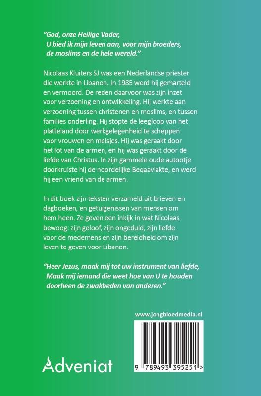 Verzoeningsartiest in het gebroken Libanonbackcover